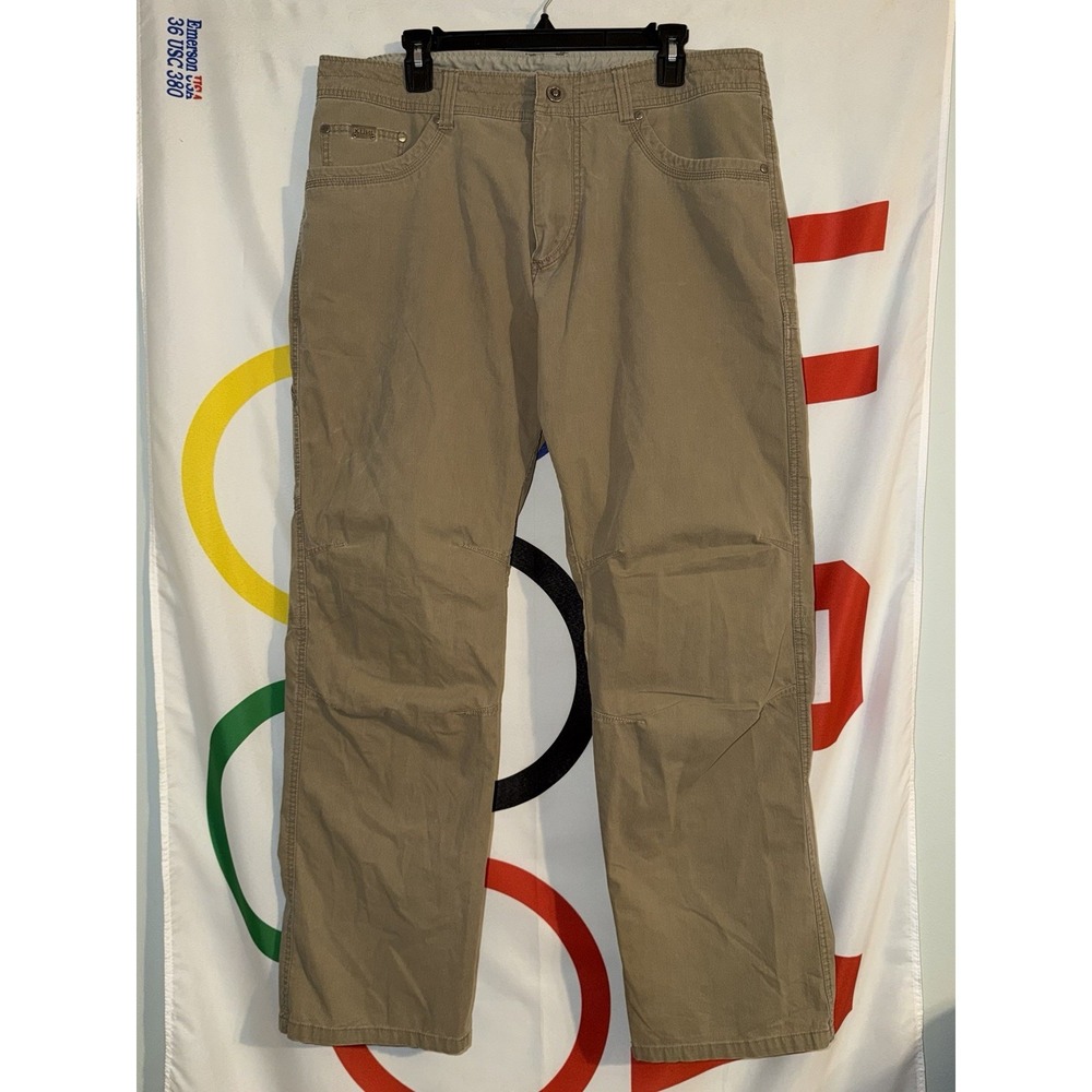 Kuhl Revolvr Pants Mens 36x32 Brown Outdoor Hiking Gorp